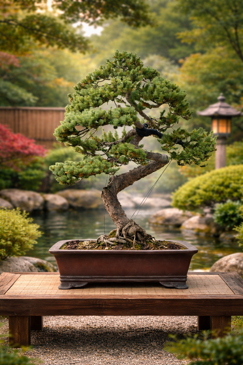 Bonsai de pino pinea 30 años Premium